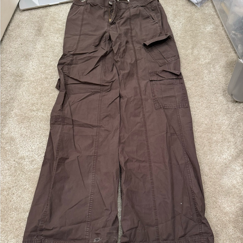 PacSun Dark Brown Cargo Pants